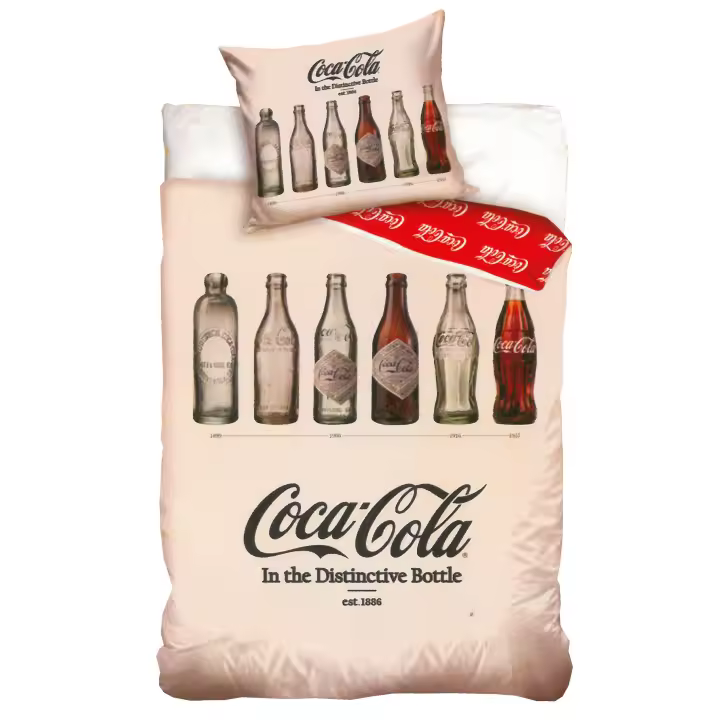 10XDIEZ Funda nórdica 2 piezas coca-cola 201017 - Cómodo acabado que aporta calidez y frescura para un descanso reparador - 1