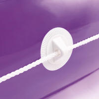 INTEX - Isla hinchable gigante, ?201 cm, Diseño arcoíris, Cuerda de agarre y 2 cámaras de aire, Incluye parche reparación, Flotador doble adulto, Colchonetas hinchables, Colchoneta piscina - details 6
