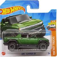 MATTEL :Hot Wheels - GMC Hummer EV - HW Hot Trucks 3/10 - HKK58 - Short Card - GM - Verde oscuro metálico - Vehículo para jugar - Regalo Original - Edad recomendada mayores de 3 años - details 0