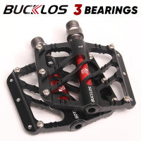 Pedales De Bicicleta BUCKLOS 3 Bearings Ultraligeros Antideslizantes De Aluminio Para MTB Accesorios De Bicicleta Pantalla De Montaje 9/16'' Peso Approx. 296g/M96 286g/R36 - details 0