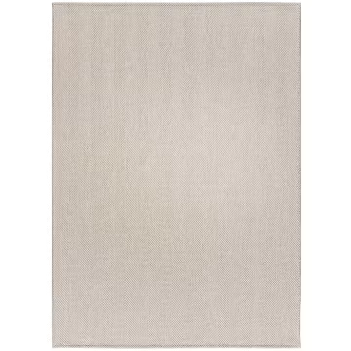Alfombra interior Lavable diseño chevron en Beige - ESPIGA LISO | 60x120, 80x150, 120x170, 140x200, 160x230 cm - 1