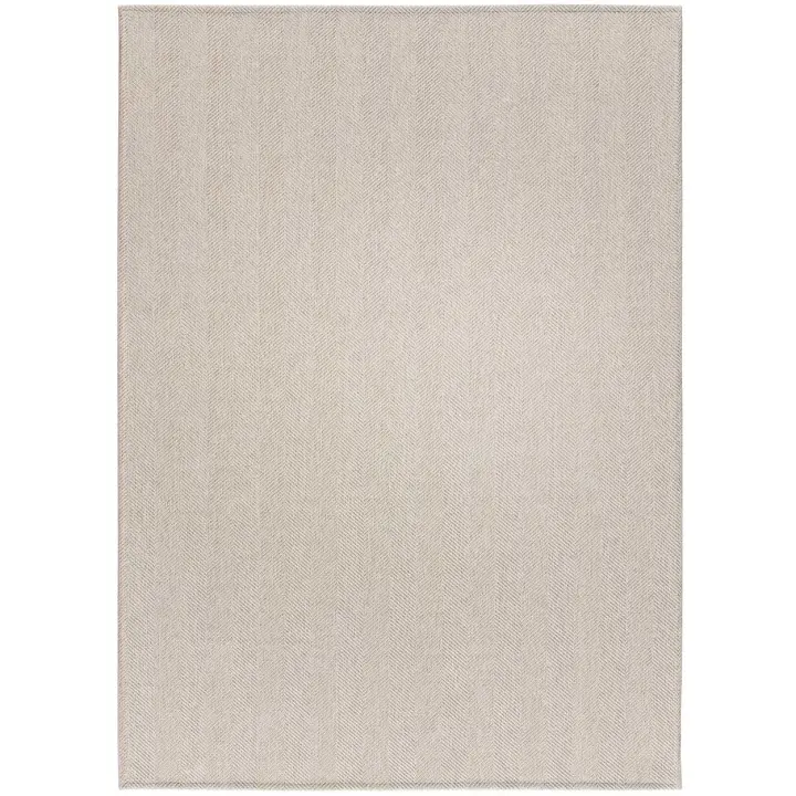 Alfombra interior Lavable diseño chevron en Beige - ESPIGA LISO | 60x120, 80x150, 120x170, 140x200, 160x230 cm - 1