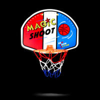 Mini Hoop De Baloncesto Para Interiores Para Niños Y Niñas Tablero De Apoyo Para Puertas Y Habitaciones Con Bola Juguetes Deportivos Para Fanáticos Del Baloncesto - details 9