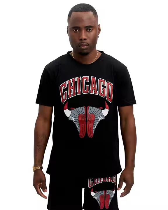 Camiseta Area Zero Negra Chicago Sneakers Tee - 1