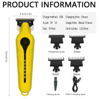 Gradiente Pequeño empujador Grabado de pelo eléctrico peluqueria profesional - details 0