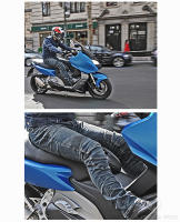 Pantalones De Motocicleta Para Hombre Anti-caída Clásicos Para Conducir Motocicleta Jeans De Denuedo Para Todas Las Estaciones Con Protección CE - details 3