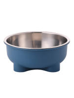 Cuenco De Acero Inoxidable Para Perros Y Gatos De Color Sólido Con Cuatro Patas Para Uso Interior Y Exterior - details 9