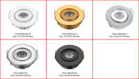 10PCS Spot Light LED Mini 3W 12V 41mm Luz De Piso Revestida IP65 Lámpara De Techo Para Exhibición Y Iluminación De Display - details 4