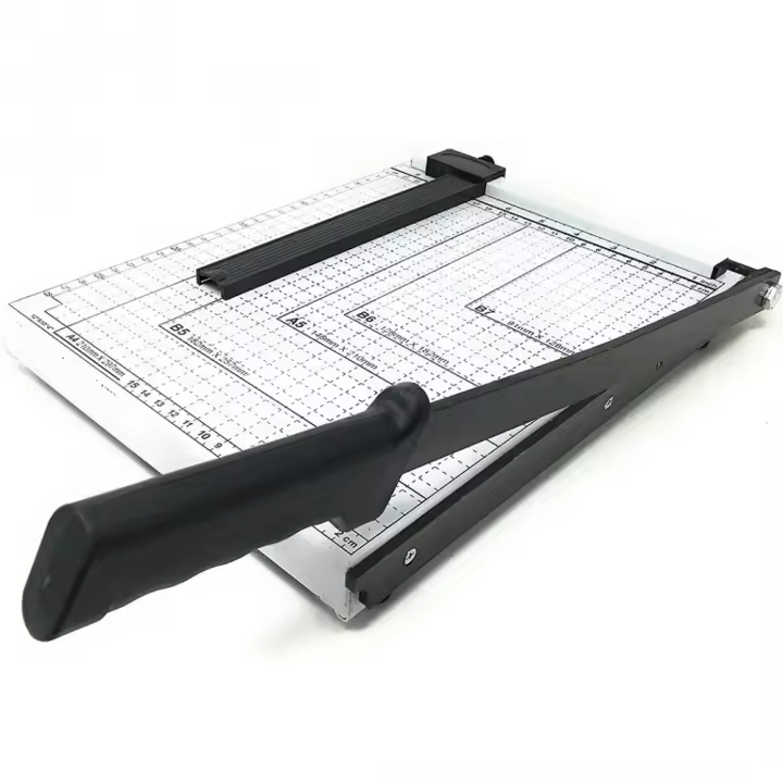 Mediawavestore Cortafolios A4 con Cuadrícula y Regla Calibradas - 1