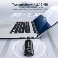 Lemorele Kit de Transmisor y Receptor HDMI Inalámbrico, Extensor HDMI Inalámbrico Portátil, Plug & Play, 2.4/5G, Alcance de 164FT, Resolución 1080P HD, Hasta 8 Transmisores, para Transmitir Video y Audio al Monitor desde Portátiles o TV Box. - details 1