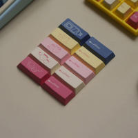 155 Keycaps Tema Yogurt Cherry Profile PBT DYE SUB Para Teclado Mecánico MX Switch Custom Code Split ISO Accesorios De Teclado - details 4