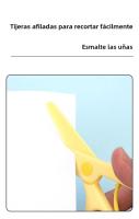Tijeras De Papel Kawaii Hechas a Mano Para DIY Y Arte Escolar Herramientas De Estación Suministros De Oficina - details 5