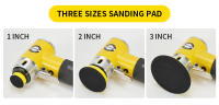 Nueva Herramienta Pneumática De Pulido Orbit Air Sander Mini Conjunto De 1"/2"/3" Para Pintura De Coches Velocidad Alta Pulidora Aireada - details 16