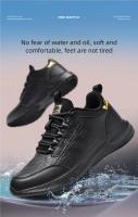 Zapatos De Cocina Para Hombres Antideslizantes Impermeables Y Resistentes Al Aceite Para Cuatro Estaciones Moda Casual Deportivos Transpirables Para Exteriores - details 1