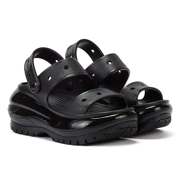 Treasure Crocs Mega Crush - Sandalias Negeras para Mujer - 1
