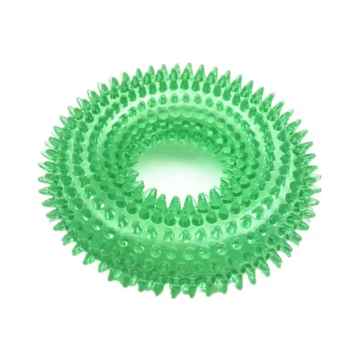Juguete Interactivo Para Perros Mordedor Duradero De TPR Juguete De Limpieza Dental Para Dientes De Tus Mascotas Barroco - 1