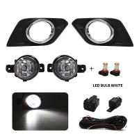 Luz De Foga LED Para Nissan X Trail 2014-2016 DRL De Día Impermeable Con Cableado Botón De Interruptor Material ABS+ Vidrio+ Cromo - details 2
