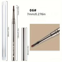 Pack De 12 Pinceles De Uñas De Acero Para Líneas Largas Detalles Finos Dibujo Fino Coloreado Delicado Tamaño Como En La Imagen - details 5
