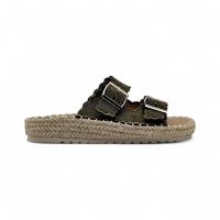 Calzados soraia, Sandalias con Plataforma de Yute y Doble Hebilla, Chanclas con Plataforma de Esparto y Tiras Festoneadas, Calzado Casual con Plataforma de Yute y Diseño Cómodo Liso Bohemio - details 14