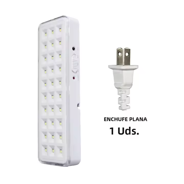 Luz De Emergencia LED 30LED Para Lucha Contra Incendios Luz De Evacuación De Emergencia Luz De Camping Al Aire Libre Luz De Pared Para Hogar Bombilla Recargable Luz Portátil Para Apagones - 1
