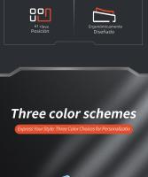 Teclado Mecánico Mini MUCAI MKA610 RGB USB Switch Rojo 61 Teclas Cableado Para Computadora Portátil Teclado Puro Negro - details 2