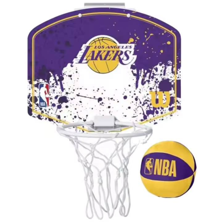 Basketball board Mini Wilson NBA Team Los Angeles Lakers Mini Hoop WTBA1302LAL ✅ Entrega 24/72h a España (península) - 1