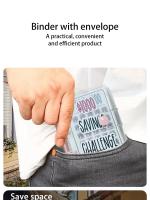 Creative Desafío De Ahorro $1000 Cuaderno Con Envolvente Duradero De PVC Brillante Regalo De Navidad Para Desafío De Ahorro De Dinero - details 0