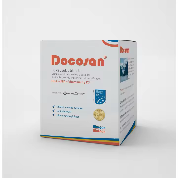 Docosan 90 perlas Margan Biotech. OMEGA 3 Triglicerados  DHA  EPA  VITAMINAS D Y E. Margan Biotech - 1