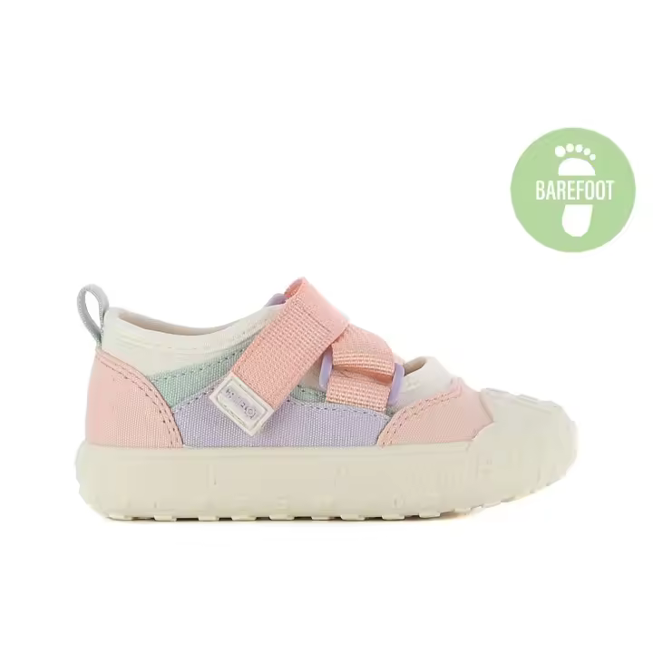 CAMELOT Zapatillas con tiras ajustables CALCITE - Barefoot de color Rosa - 1