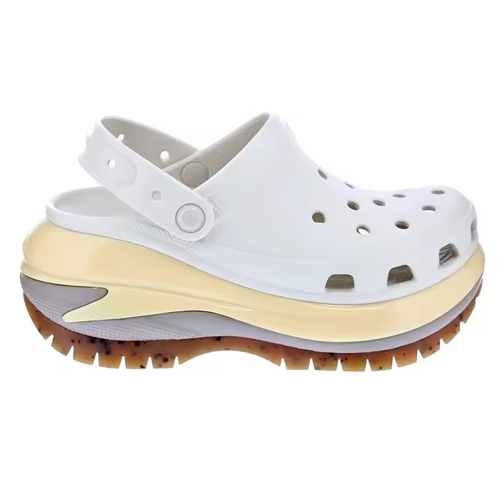 Crocs Mujer Zuecos modelo Mega Crush Clog Beige - 1