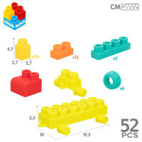 Juego de bloques de construcción 52 piezas Flexi Color Block - details 6
