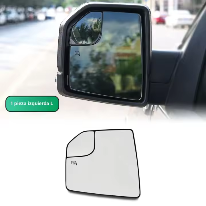 Espejo Lateral Calentado De Ancho Para Ford F-150 F150 2015-2020 Placa Trasera Del Espejo Retrovisor Pieza Por Pieza - 1