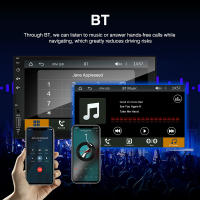 Reproductor Multimedia Para Coche 7 Pulgadas Con Carplay Android Auto Pantalla Táctil IPS HD USB Bluetooth FM TF Card 2 Din Stereo - details 5