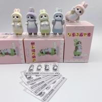 Caja Sorpresa De Figuras De Madera Miniatura De Dibujos Animados Auténticas Bendiciones De Gato Y Delfín Juguetes Para Niños Decoración De Colección - details 15