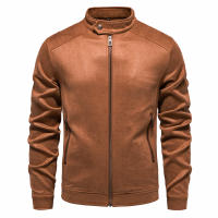 2024 nueva chaqueta de otoño e invierno para hombre, chaqueta versátil de color sólido a la moda para hombre, ropa de trabajo de gamuza, chaqueta para hombre - details 11