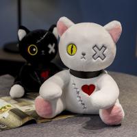 Gato De Peluche De 25cm Serie Oscuro Gótica Lolita Juguete Para Decoración De Habitación Regalo De Cumpleaños Para Niños Material De Peluche Corto Relleno De Algodón PP - details 7