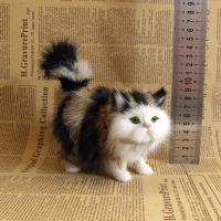 Juguete De Peluche Simulación De Gato Lindo Muñeco De Peluche Suave Para Niñas Y Niños Regalo De Cumpleaños O Día De San Valentín Animal Realista Modelo De Gata Para Niñas - details 11