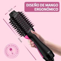 🔥【GIFT MAMÁ】Cepillo Secador Profesional 2en1｜Tecnología Iónica Antiencrespamiento｜Doble Voltaje Mundial｜Motor Turbo 1200W｜Salón en Casa-Cecodadi - details 4