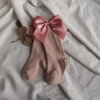 Calcetines De Navidad Para Bebés Y Niñas Con Gran Lazo Alta Cintura Suaves Y Lindos De Algodón Y Poliéster Para Otoño Invierno Primavera Verano Tallas S M L Para 0-5 Años - details 12