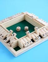 Nuevo Juego De Dados De Madera Para 4 Jugadores Juego De Tablero Para Interacción Padres-Hijos Entretenimiento Familiar - details 1
