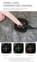 Manta Calentadora Eléctrica Portátil Para Camping Con Control De Temperatura Inteligente Y 6 Zonas Lavable Y Hecha De Fibra Sintética - details 12