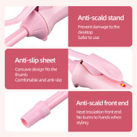 CkeyiN Mini Rizador De Pelo 9mm Berza Cerámica Profesional Para Estilizar Cabello Seco Y Húmedo Herramienta De Salon Tamaño Pequeño - details 5