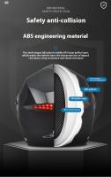 Casco De Motocicleta Con Luces LED Recargables Para Hombres Y Mujeres Casco Universal Para Moped Y Scooter Eléctrico Cuatro Estaciones Medio Casco ABS Peso 950g - details 11