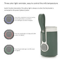 Calentador De Botella Para Bebé Portátil Con 3 Temperaturas Ajustables USB Calentador De Leche Para Viaje En Coche Seguro Y Ecológico Tamaño Medio - details 6