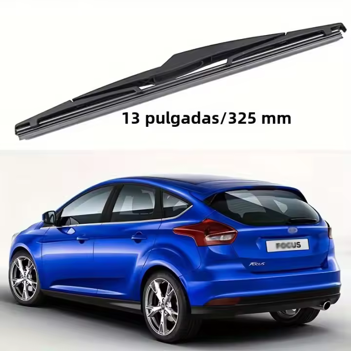 Limpiaparabrisas Trasero 13" Para Ford Focus 3 III RS Turnier Y Hatchback 2011-2018 Material De Goma Adaptado Para Ventanas Traseras Y Tailgate - 1