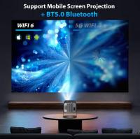 HY320 Mini Projector New Native 720P Android 11 4K 300ANSI Wifi6 BT5.0 Portable Outdoor Cinema 180° Rotating Projector - details 14