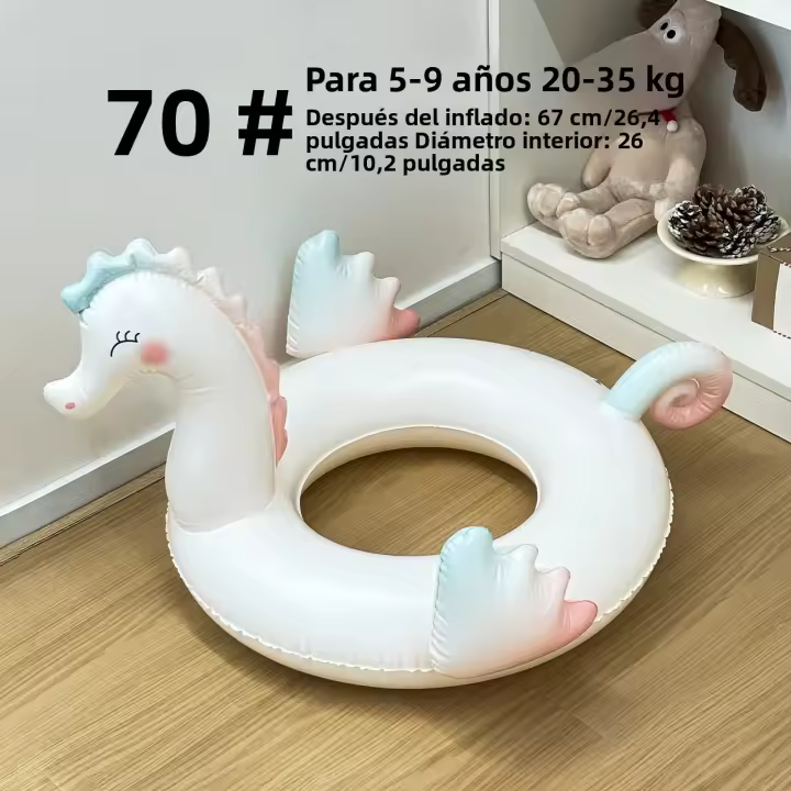 Flotador De Acorazado De Mariposa Inflable Para Niños Con Asa Para Adultos Flotador De Agua Para Piscina Y Playa Verano - 1