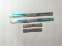 4PCS/Lot Placa De Entrada De Puerta De Coche Ultrafina En Acero Inoxidable Para Hyundai I10 Cubierta De Pedal De Interior - details 2