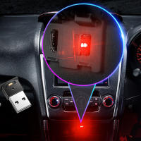 Lámpara Decorativa LED RGB Mini USB Para Coche Luz Ambiente Portátil Colorida Neón Para Decoración Interna Del Auto - details 6