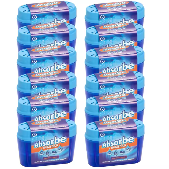 KROWN - Absorbe Humedad 40 g. , Deshumidificador Antihumedad Habitación, Atrapa Humedad Interior para Armarios, Cocina, Coche, Trasteros, Baños - 1